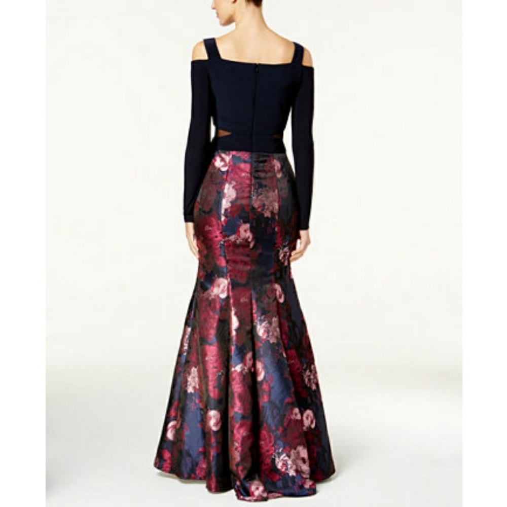 Cold-Shoulder Prom Dress - Picture 2 of 4